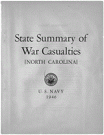 North Carolina Navy Cover Page